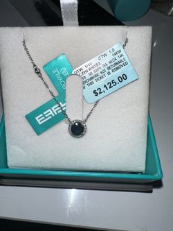 EFFY Diamond And Sapphire Necklace