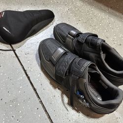Cycling Shoes & Seat Pad