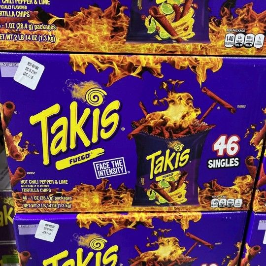 π₯ Takis Fuego 46-Pack (1oz Bags) β Bulk Spicy Snack Deal! Delivered Fast