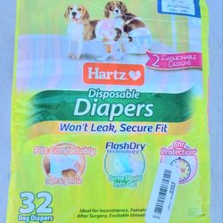 Hartz Disposable Dog Diapers Most All Sizes Available **See Description**