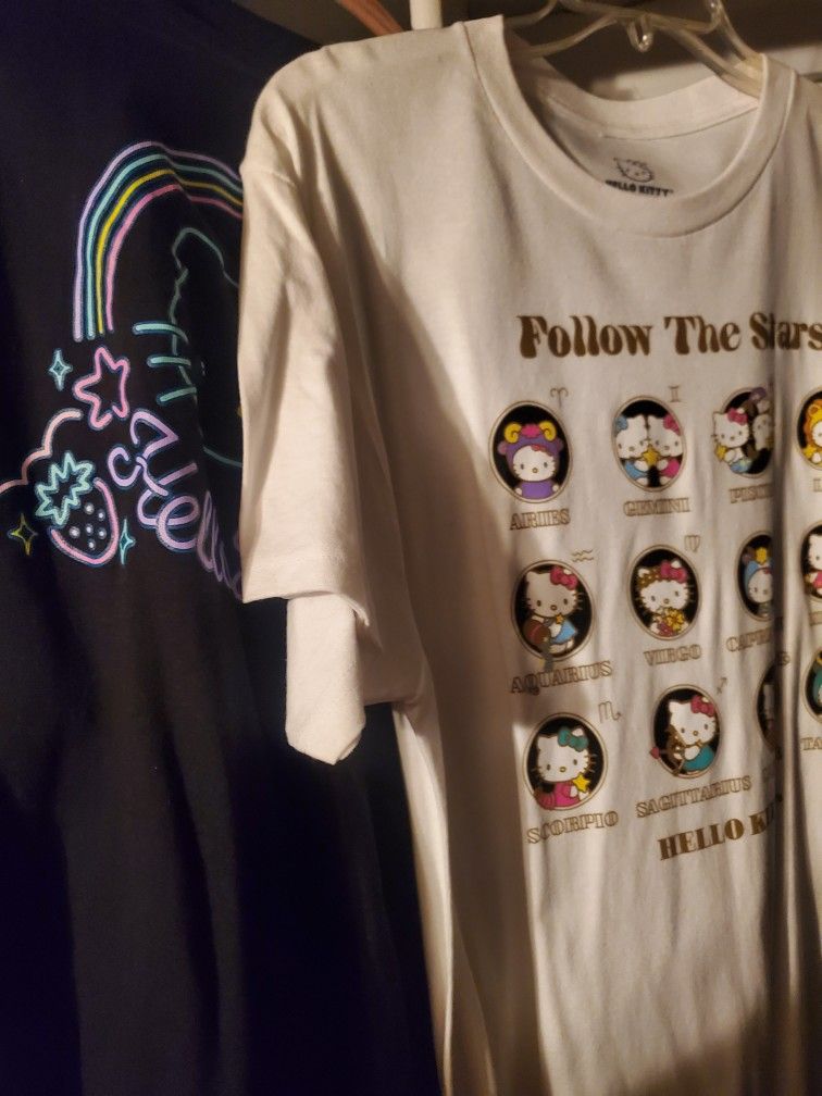 Set Of 2 Hello Kitty Shirts