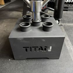 Titan Fitness 5 Barbell Storage Holder