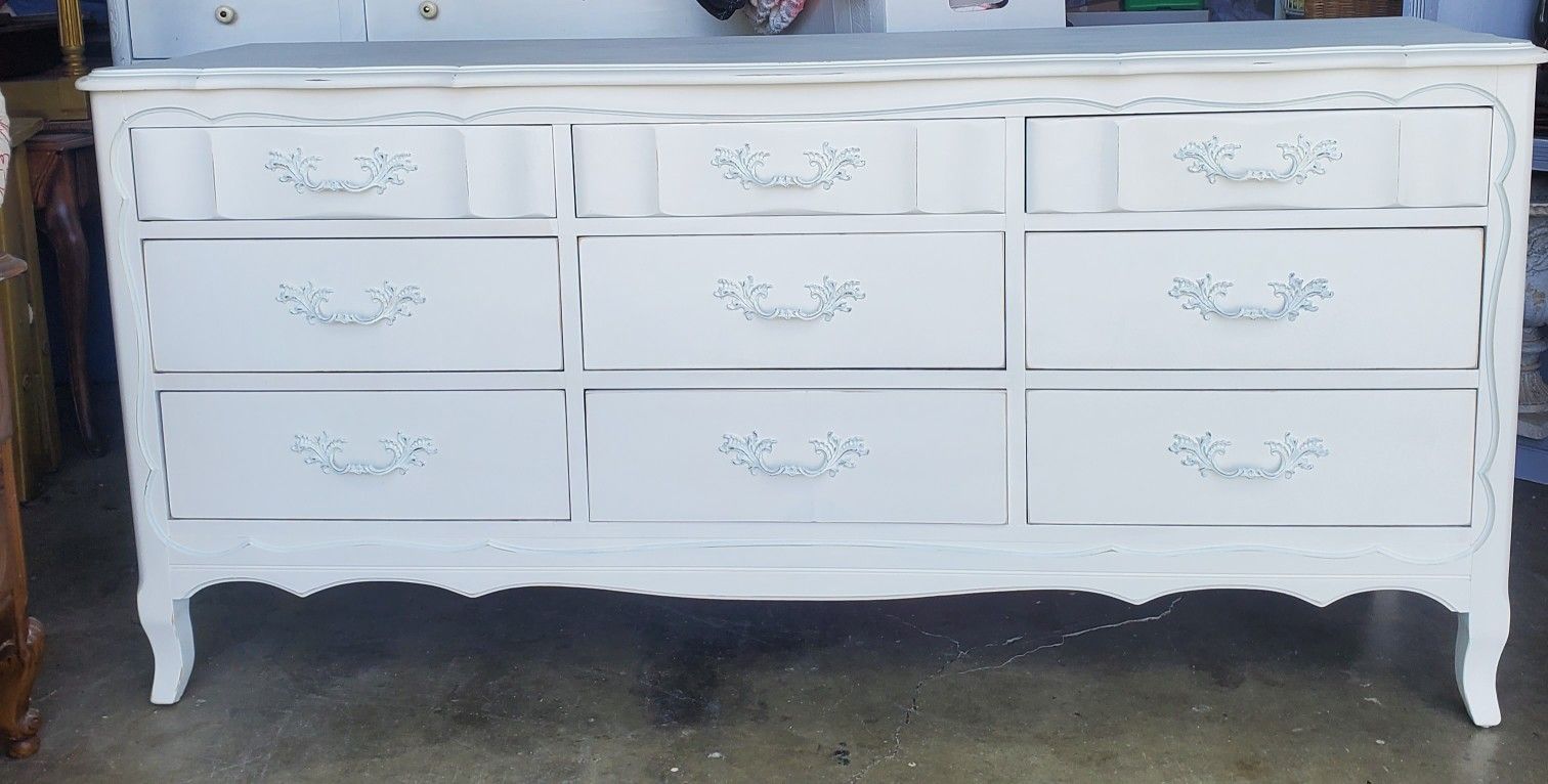 French Provincial Longboy Dresser 