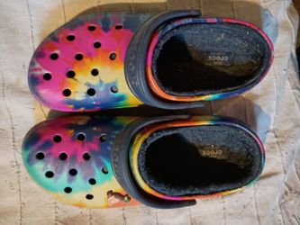 Cute Tye Dye Crocs