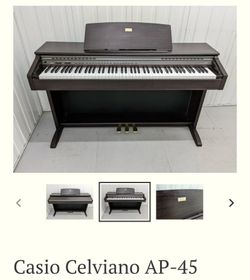Free Casio Piano- Like New