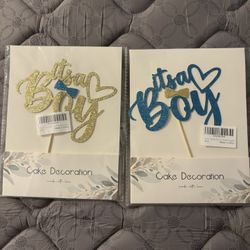 Cake toppers Its a boy (baby boy) 