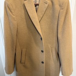 Calvin Klein Overcoat Cashmere/Wool Slim Fit 44L