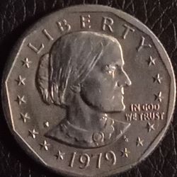 Susan B Anthony P Mint Coin With Rere Error 