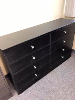 New compressed wood dresser 8 drawer expresso color