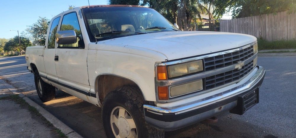 1993 Chevrolet Silverado 4x4 OBS Tbi 5.7L V8 350 For Parts Z71 4x4