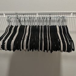 black velvet skirt and pants hangers 