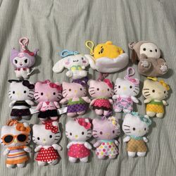 Sanrio Plush Danglers Lot!
