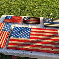Rustic Homemade Flags