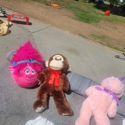 Unicorn Troll Monkey Pillow  5$ Ec