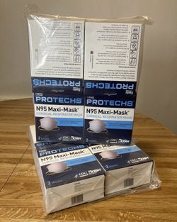 16x Flents Protechs N95 Max-Mask Surgical Respirator Masks (NEW)