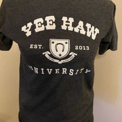 Womens Western Yeehaw University Shirt 