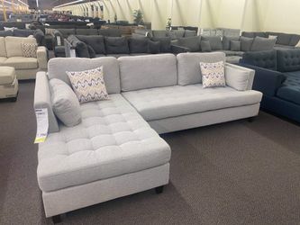 Sectional sofa set with ottoman