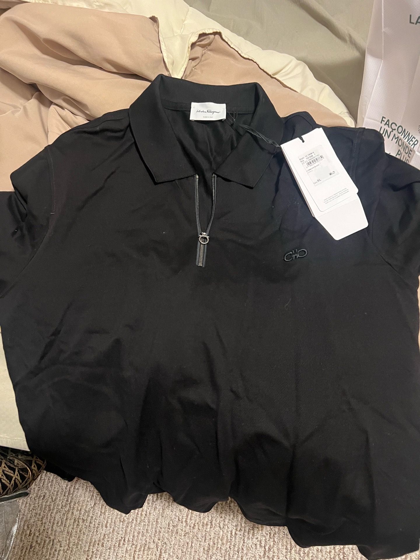 Ferragamo polo. Was purchased from Caesar’s forum shop. Price is firm