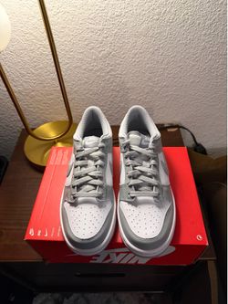 Nike Dunk Low White Light Smoke Grey (PS) - 6Y