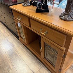 Oak Credenza 