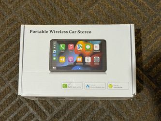 Over the dash 7” car screen W/Apple Car Play & Android Auto + Reverse Camera