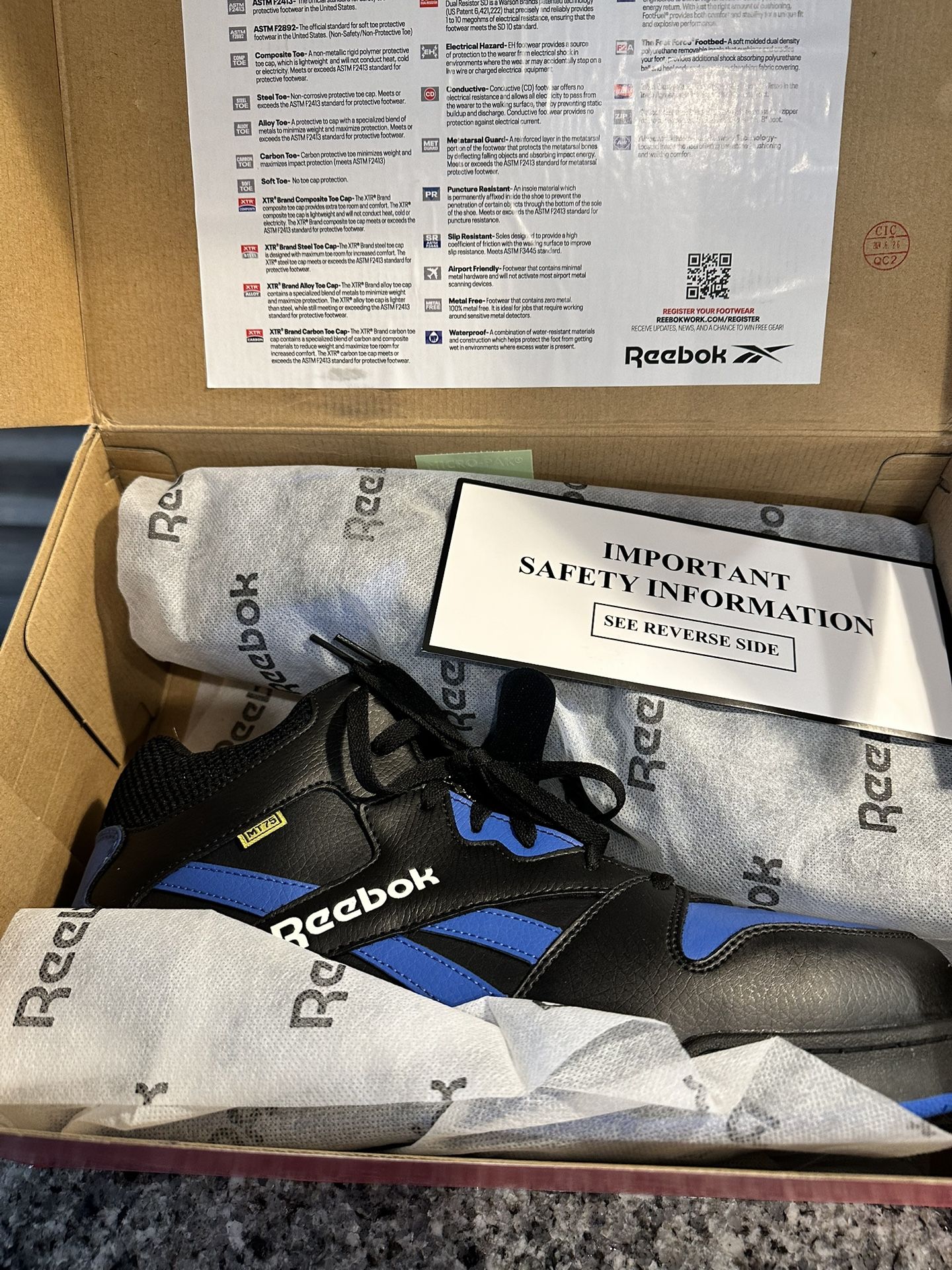 New Men’s 13 W Reebok Work Boots 