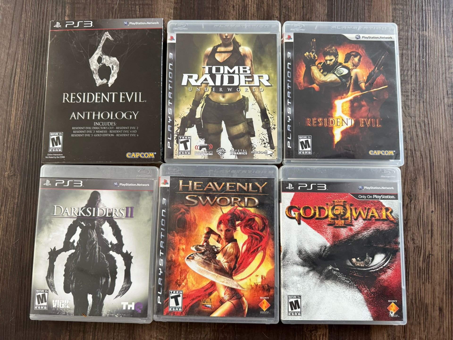 6 PS3 Games Bundle 