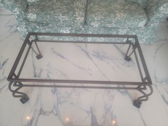 Wrought Iron Coffee and End Table