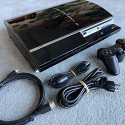 ***NO TRADES!!!*** REFURBISHED 80 GB PlayStation 3 model CECHE01 ***plays PS2 disks***