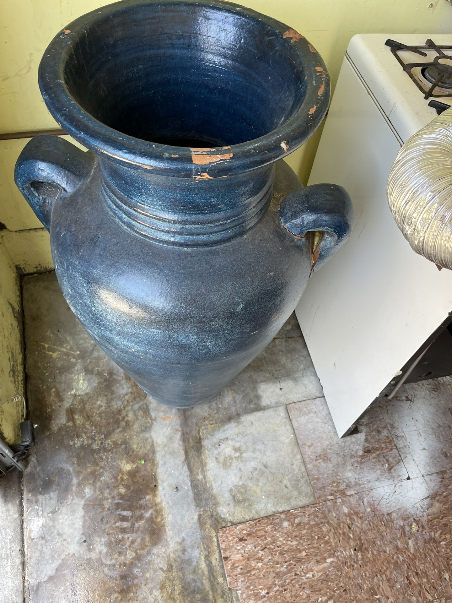 Large Blue Vase