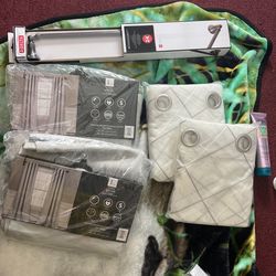 Curtain Set W 24in Rod