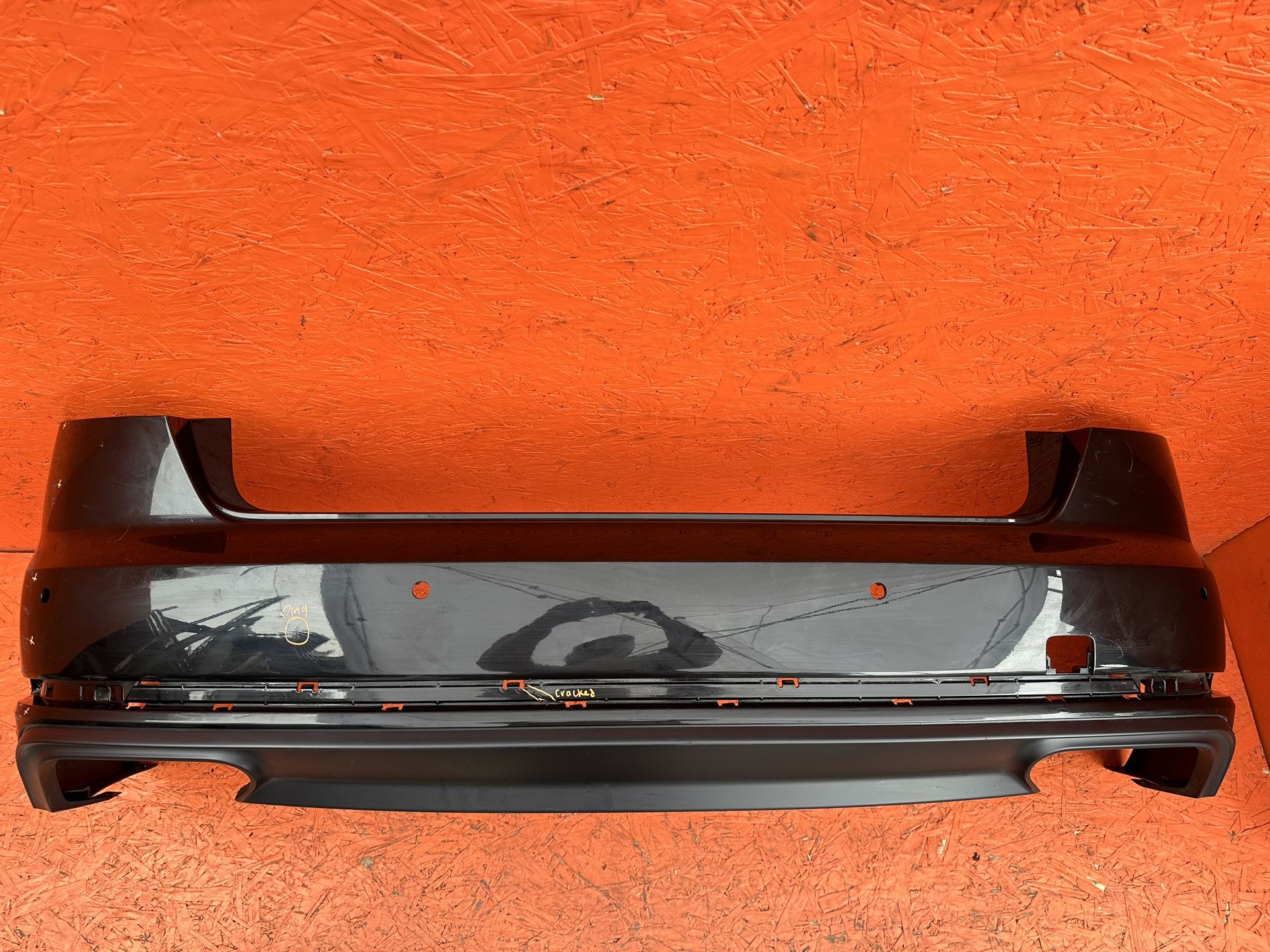 2017 2018 2019 AUDI A4 S-Line B9 Rear Bumper Cover OEM 8W5807511J