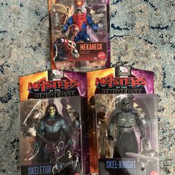 MOTU Masters Of The Universe Core Figure 5.5” Lot Skeletor Skel-knight Mekaneck