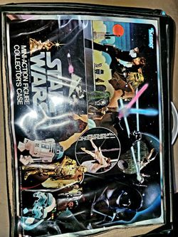 Star Wars Mini-Action Figure Collector's Case, likely from 1977 or 1978, designed to store and display Kenner's line of Star Wars action figures. 
