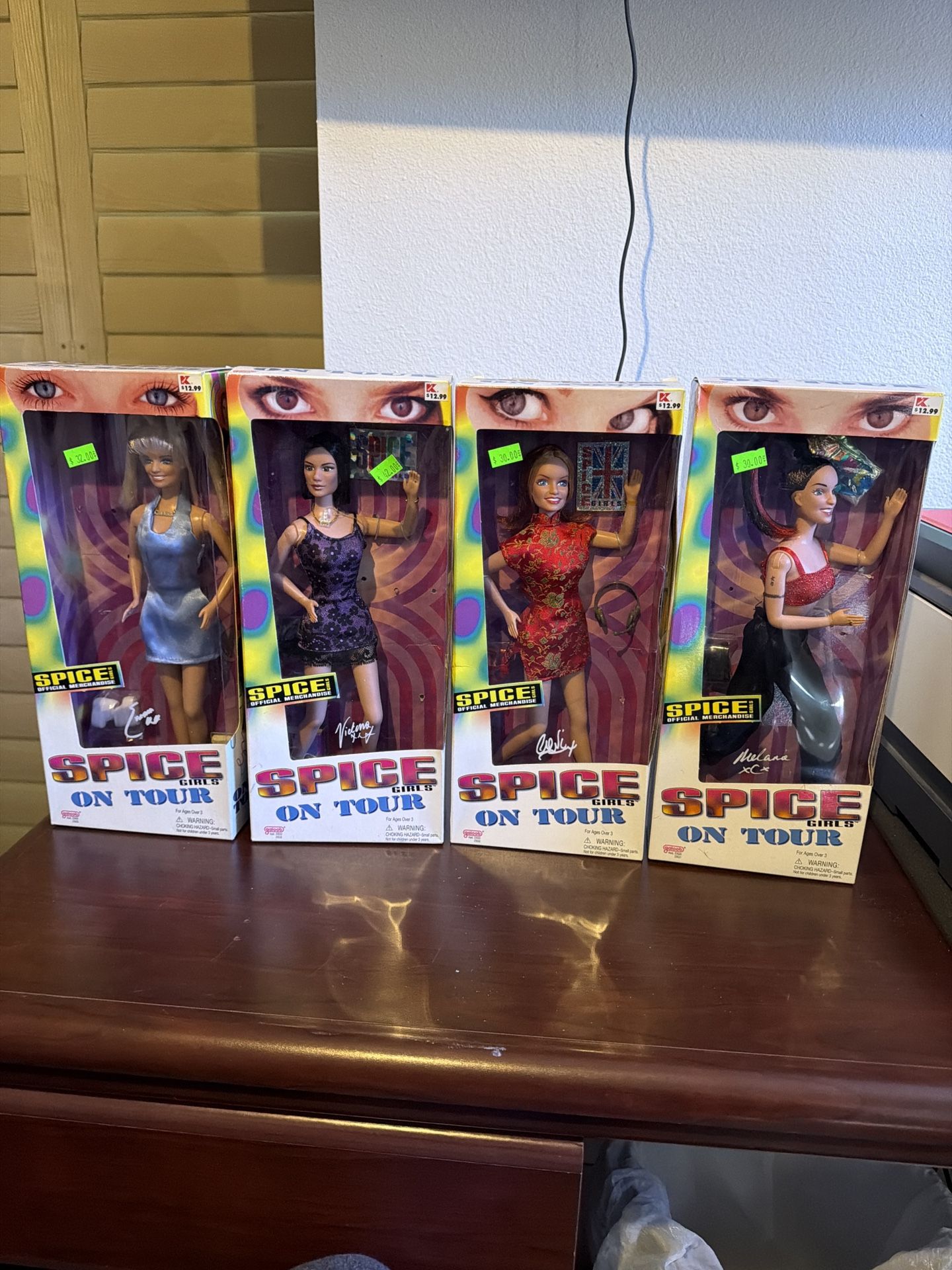 Vintage Spice Girls “On Tour” Doll Set – 1998/1999 – Official Merchandise – NEW in Box