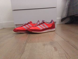 Womens adidas SL 72 OG Athletic Shoe - Solar Red / Ice Lavender / Better Scarlet