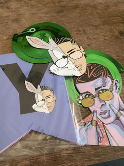 Bad Bunny Happy Birthday Decor