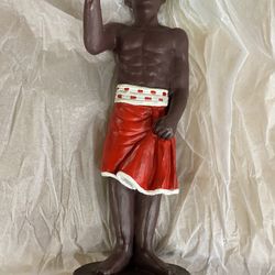 Double Wicks Orisha Shango (Chango) Powerful Warrior 8" Figure Candle For Protection, Increase Personal Power, Virility, ETC.