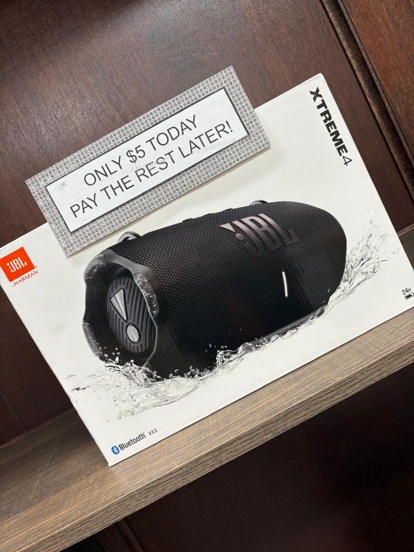 Jbl Xtreme 4 Bluetooth Speaker New - Pay $1 today and pay the rest later -