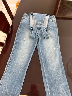 Girls Size 8 Denim Overalls