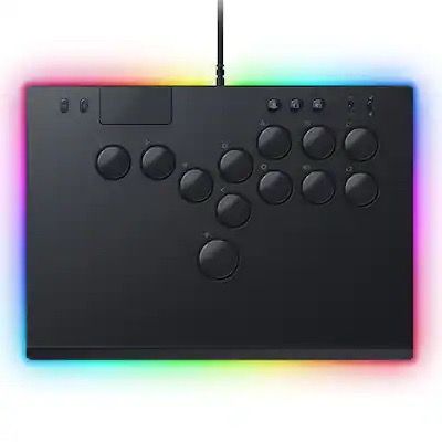 Razer - Kitsune All-Button Optical Arcade Controller for Playstation 5 and Windows - Black