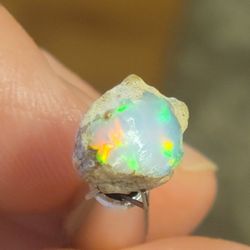 4.80ctw AAA ETHIOPIAN FIRE OPAL COLORFUL GEMSTONE ROUGH