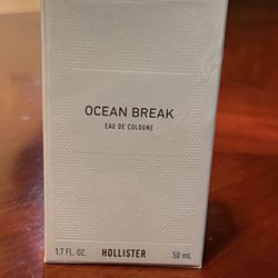 HOLLISTER Ocean Break Cologne 1.7 oz Sealed New in Box