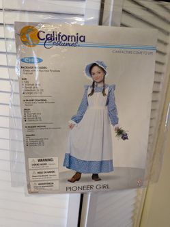 Pioneer Girl Costume Size L