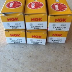 LKAR7C-9 NGK Spark Plugs New 6pk