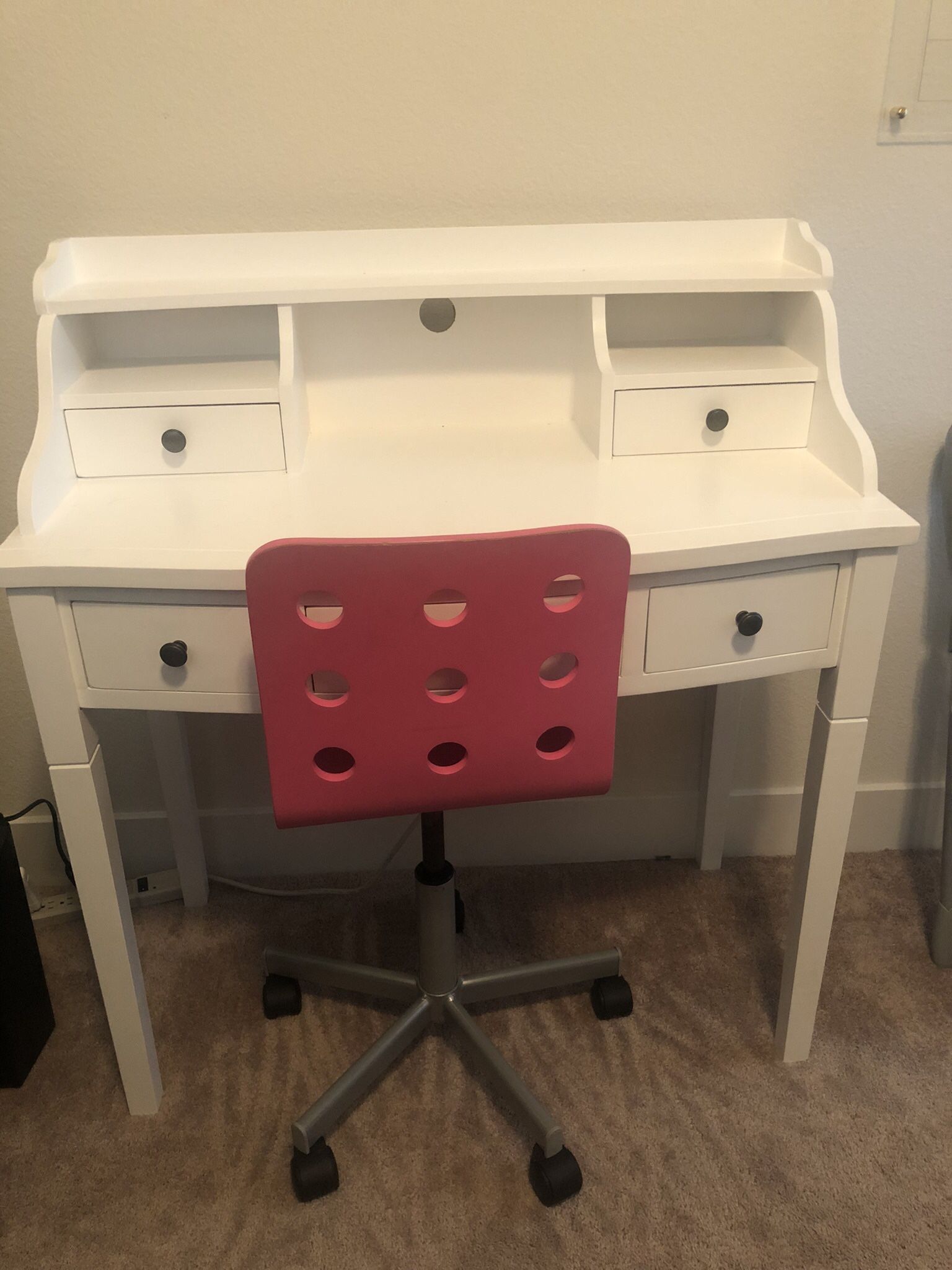 Small White Desk