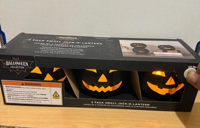 The Halloween Collection 3 Pack Small Jack-O-Lantern