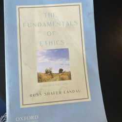 The Fundamentals Of Ethics 