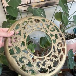 Vintage Metal Planter Pot Stand 10.5
