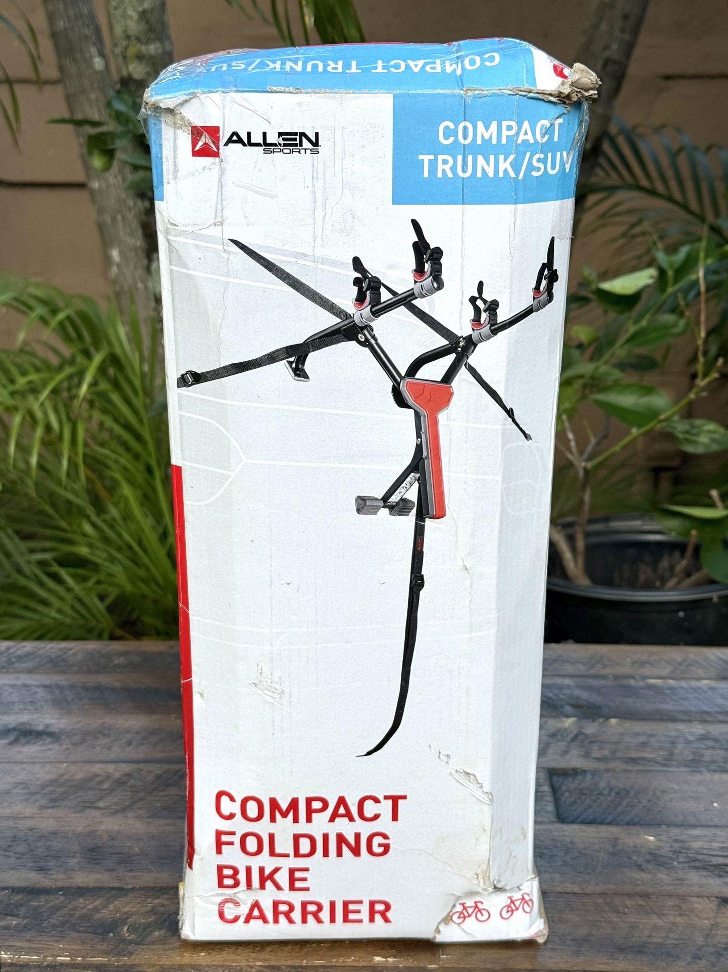 Allen Sports MT2 Compact Folding 2-Bike Carrier for Trunk or SUV